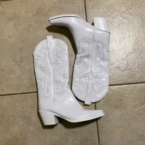 Jeffery Campbell Dagget Boots in White